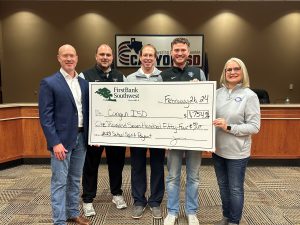 Canyon ISD Check Presentation 1 300x225 - FirstBank Southwest School Spirit Card Program Gives Back $56,759.45 to Area Schools