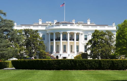 Washington White House on sunny day