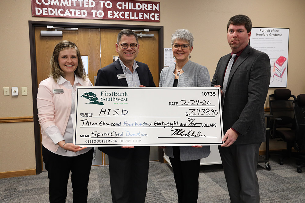2 - Firstbank Southwest School Spirit Card Program Gives Back To Area Schools