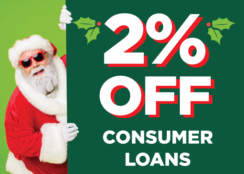 2% Off Consumer Loans