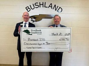 bushland 300x225 - FirstBank Southwest School Spirit Card Program Gives Back $42,105.15 to Area Schools