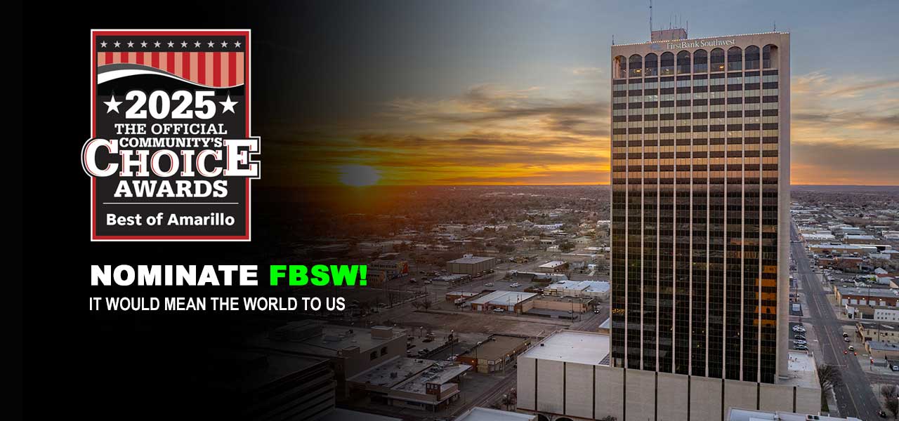 2025 - The official Community's Choice Awards - Best of Amarillo.  