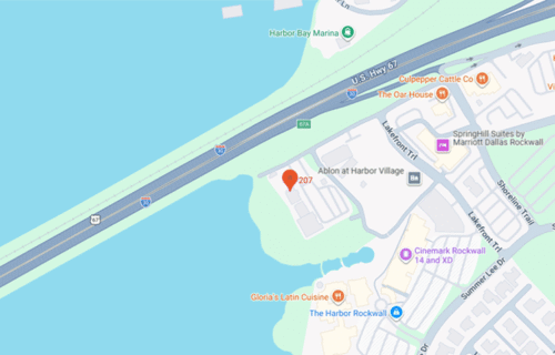 map of Rockwall location
